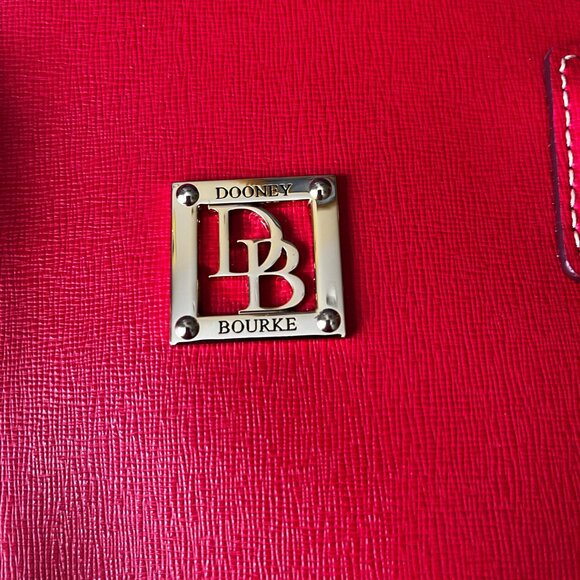 Dooney & Bourke Classic Red Tote - Picture 5 of 6